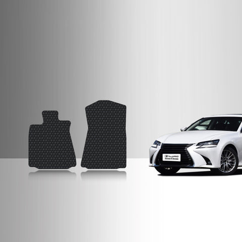 CUSTOM FIT FOR LEXUS GS350 2014 Two Front Mats RWD (Rear Wheel Drive)