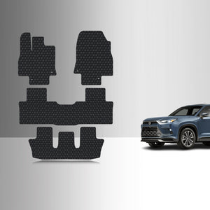 CUSTOM FIT FOR TOYOTA Grand Highlander 2026 Front Row, 2nd Row, 3rd Row 8 Seater