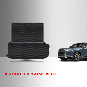 CUSTOM FIT FOR TOYOTA Grand Highlander 2025 Cargo Mat 3rd Row Down No Speaker