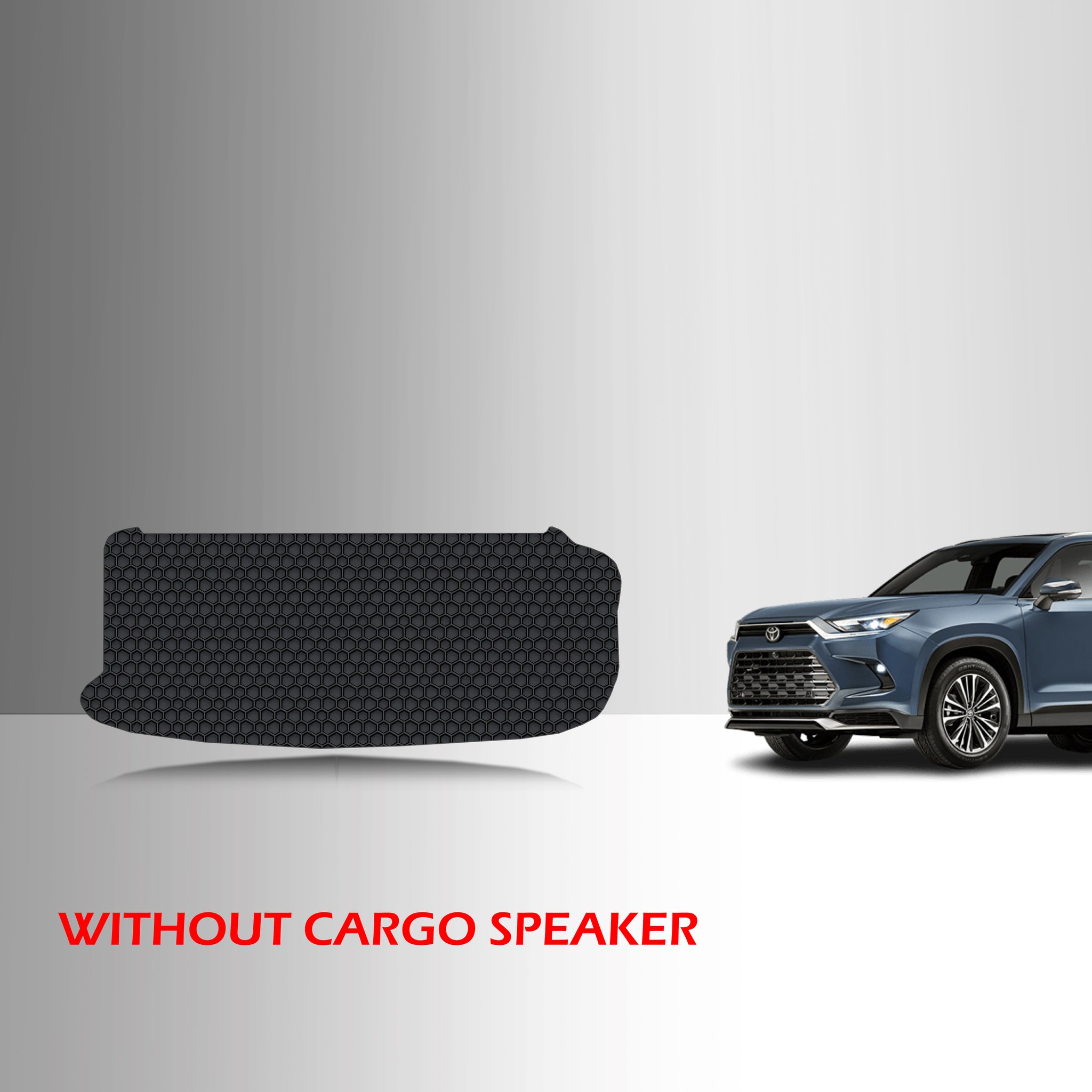 CUSTOM FIT FOR TOYOTA Grand Highlander 2026 Cargo Mat 3rd Row Up No Speaker
