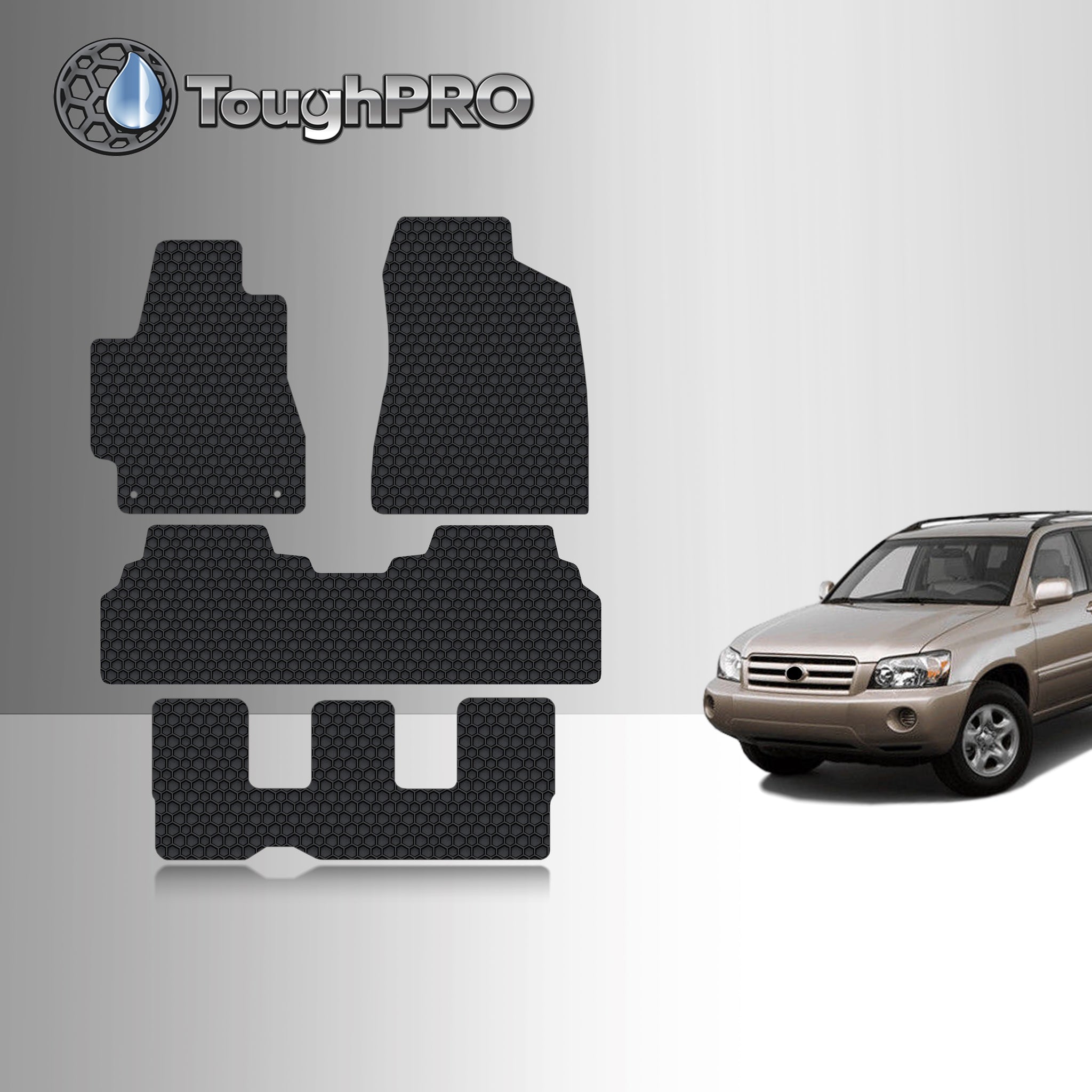 CUSTOM FIT FOR TOYOTA Highlander 2007 1st & 2nd & 3rd Row