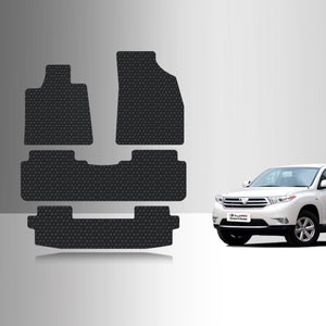 CUSTOM FIT FOR TOYOTA Highlander 2010 Hybrid 1st & 2nd & 3rd Row
