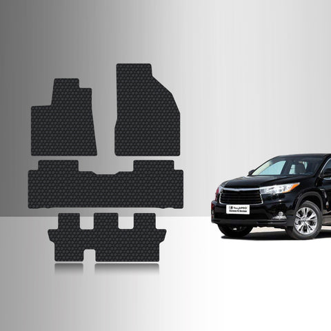 CUSTOM FIT FOR TOYOTA Highlander 2018 Front Row  2nd Row  3rd Row 2nd Row Bench Seat