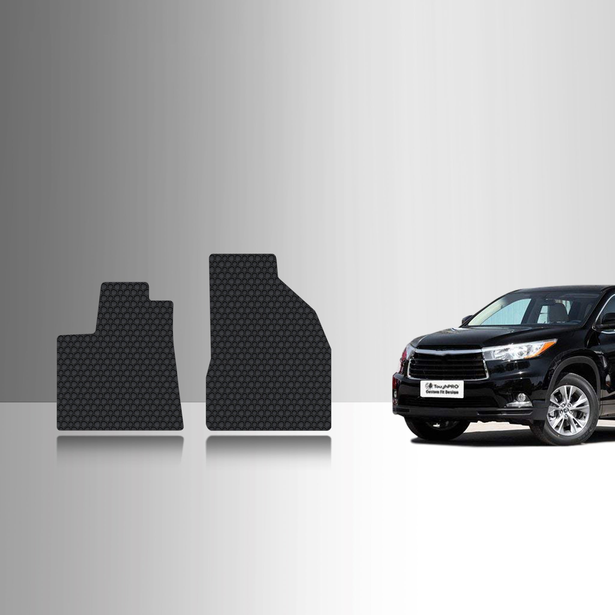 CUSTOM FIT FOR TOYOTA Highlander 2015 Two Front Mats