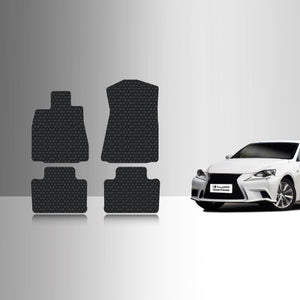 CUSTOM FIT FOR LEXUS IS350 2018 1st & 2nd Row RWD (Rear Wheel Drive)