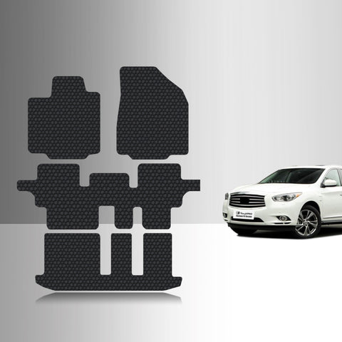 CUSTOM FIT FOR INFINITI JX35 2013 Floor Mats + 3rd Row
