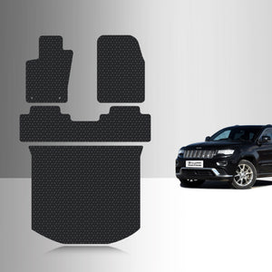 CUSTOM FIT FOR JEEP Grand Cherokee 2018 Full Set Floor + Cargo Mats