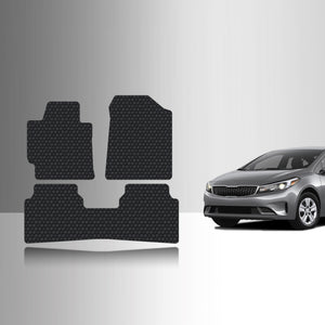 CUSTOM FIT FOR KIA Forte 2017 1st & 2nd Row Mat Set