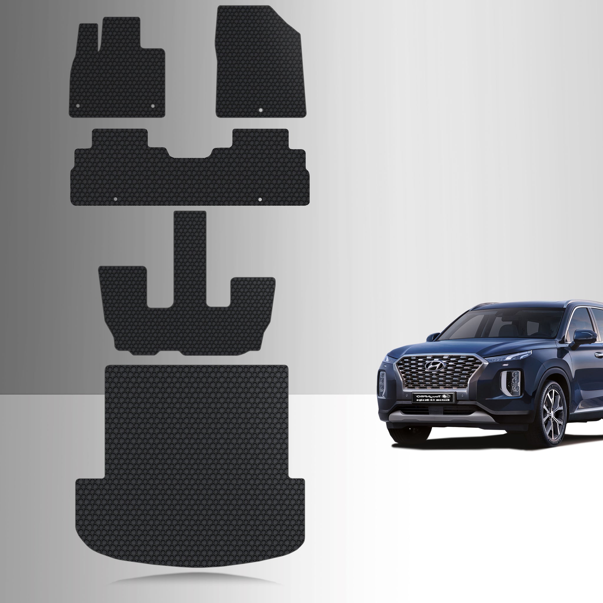 CUSTOM FIT FOR KIA Telluride 2020 Floor + Cargo Mats Full set