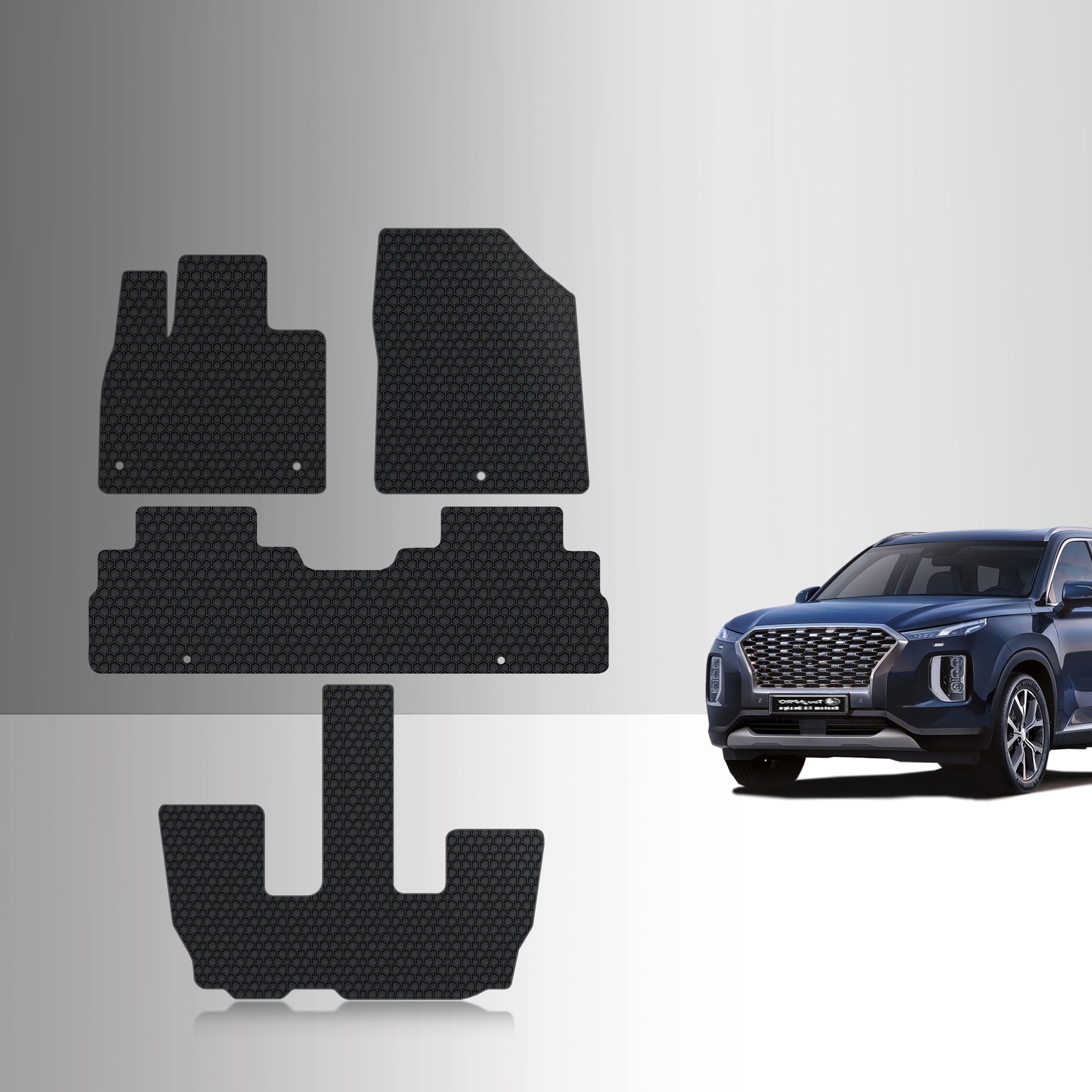 CUSTOM FIT FOR KIA Telluride 2021 Front Row 2nd Row 3rd Row