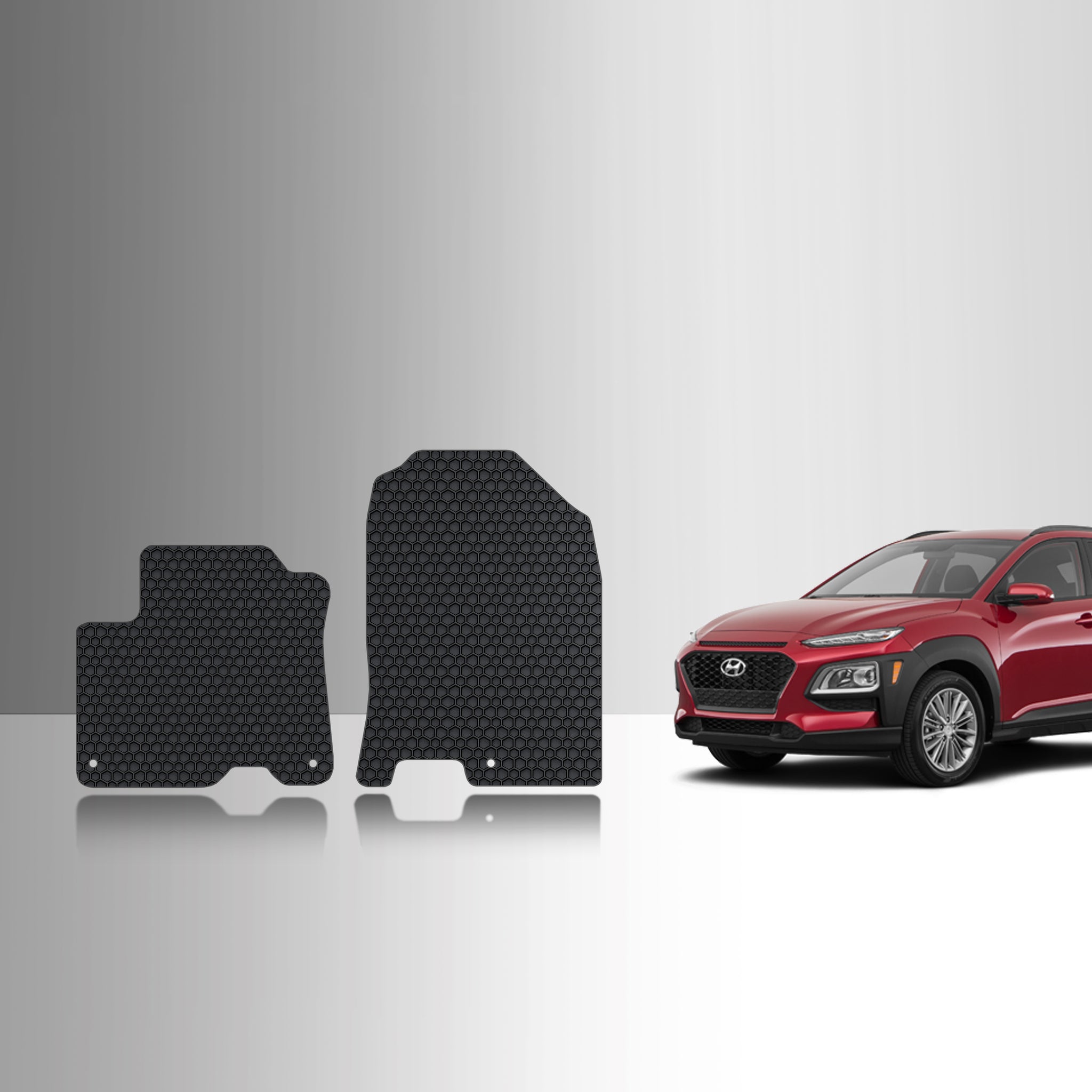CUSTOM FIT FOR HYUNDAI Kona Electric 2020 Two Front Mats
