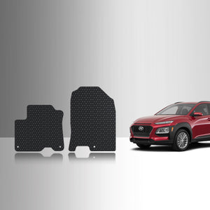 CUSTOM FIT FOR HYUNDAI Kona Electric 2020 Two Front Mats