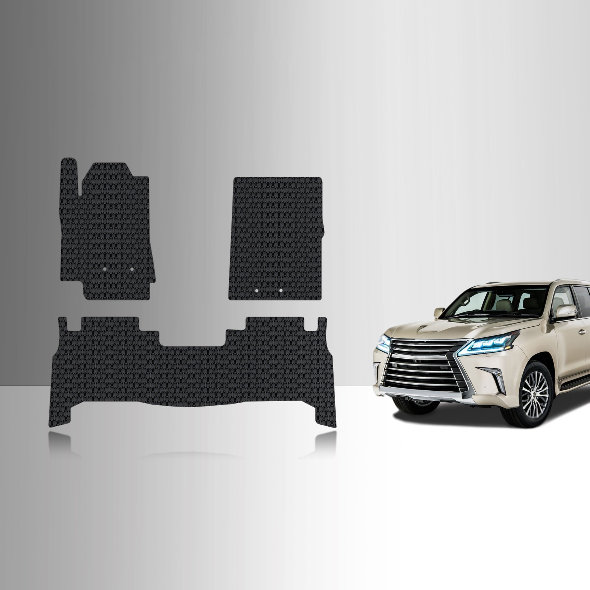 CUSTOM FIT FOR LEXUS LX570 2021 1st & 2nd Row