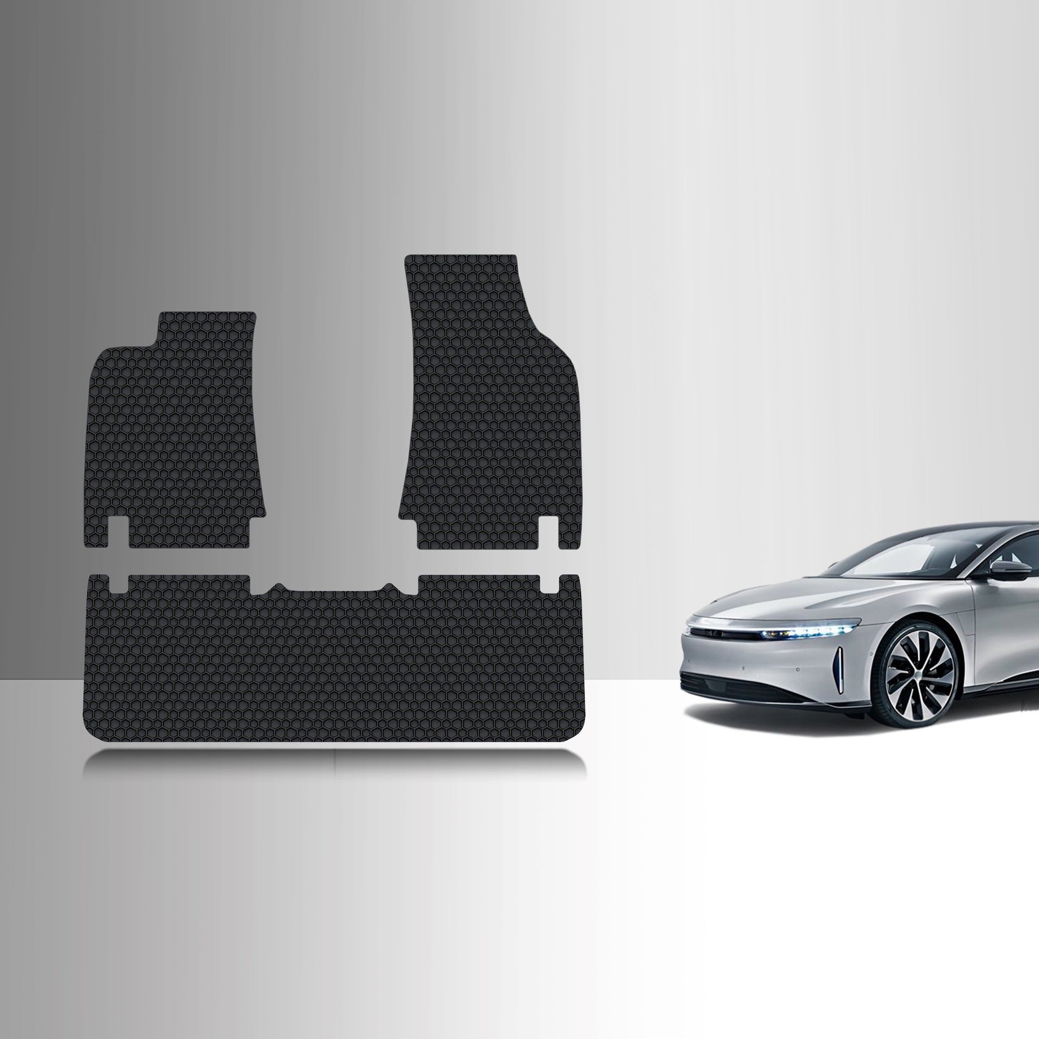 CUSTOM FIT FOR LUCID Air Pure and Touring Trim 2024 1st & 2nd Row