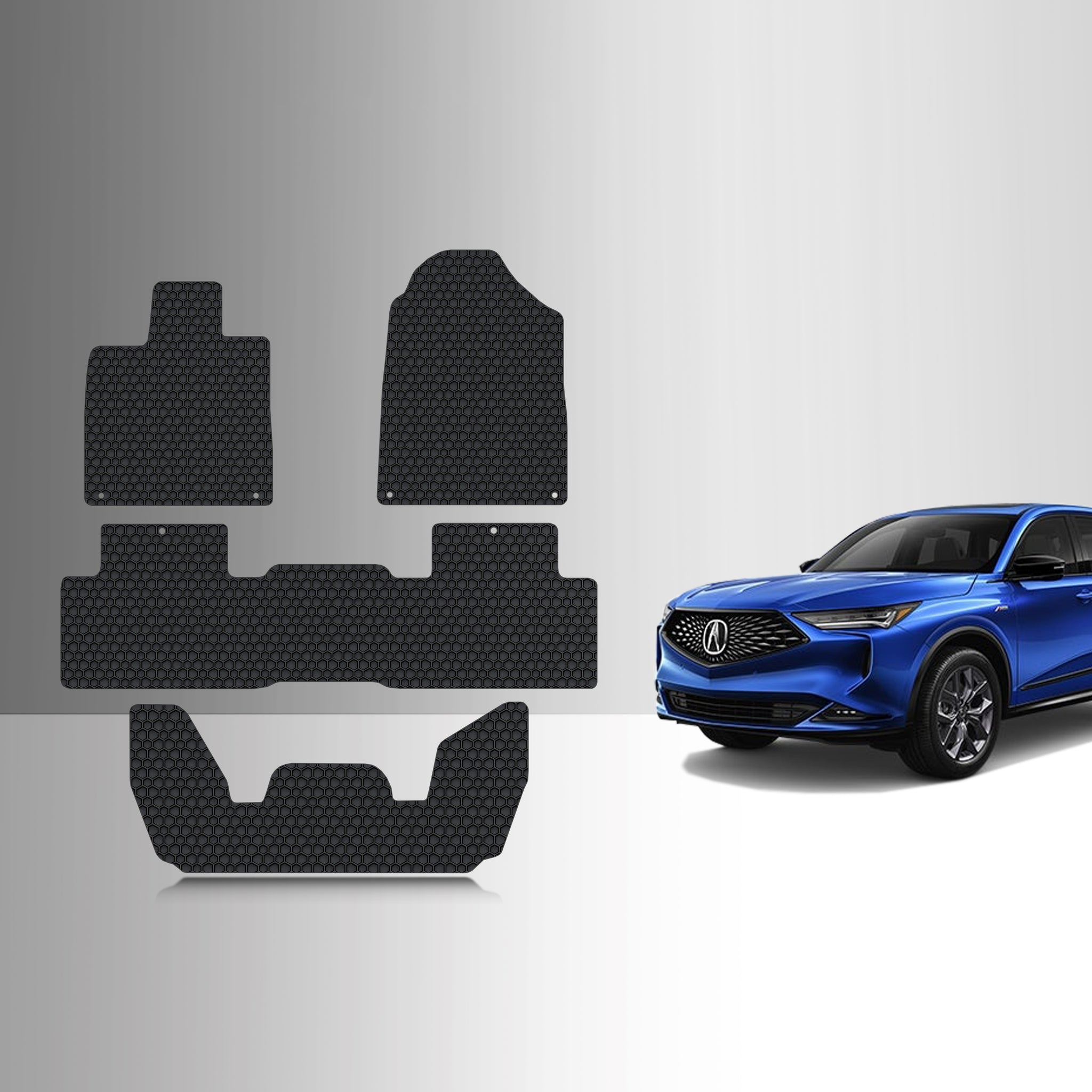 CUSTOM FIT FOR ACURA MDX 2024 Front Row 2nd Row 3rd Row