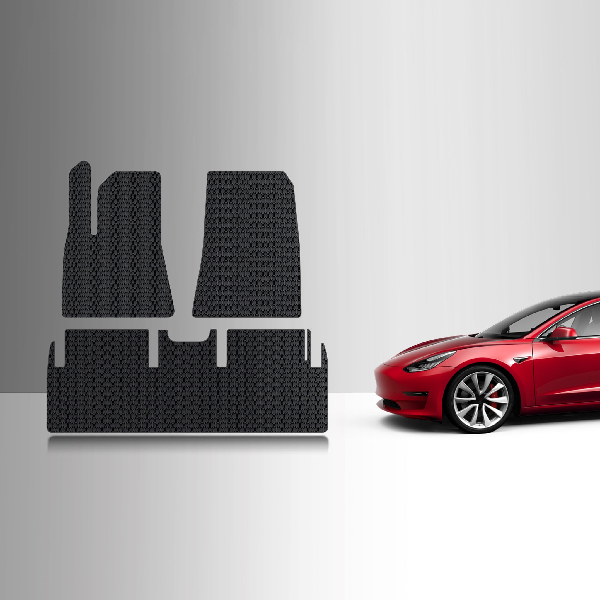 CUSTOM FIT FOR TESLA Model 3 Feb 2019 - Jan 2020 1st & 2nd Row