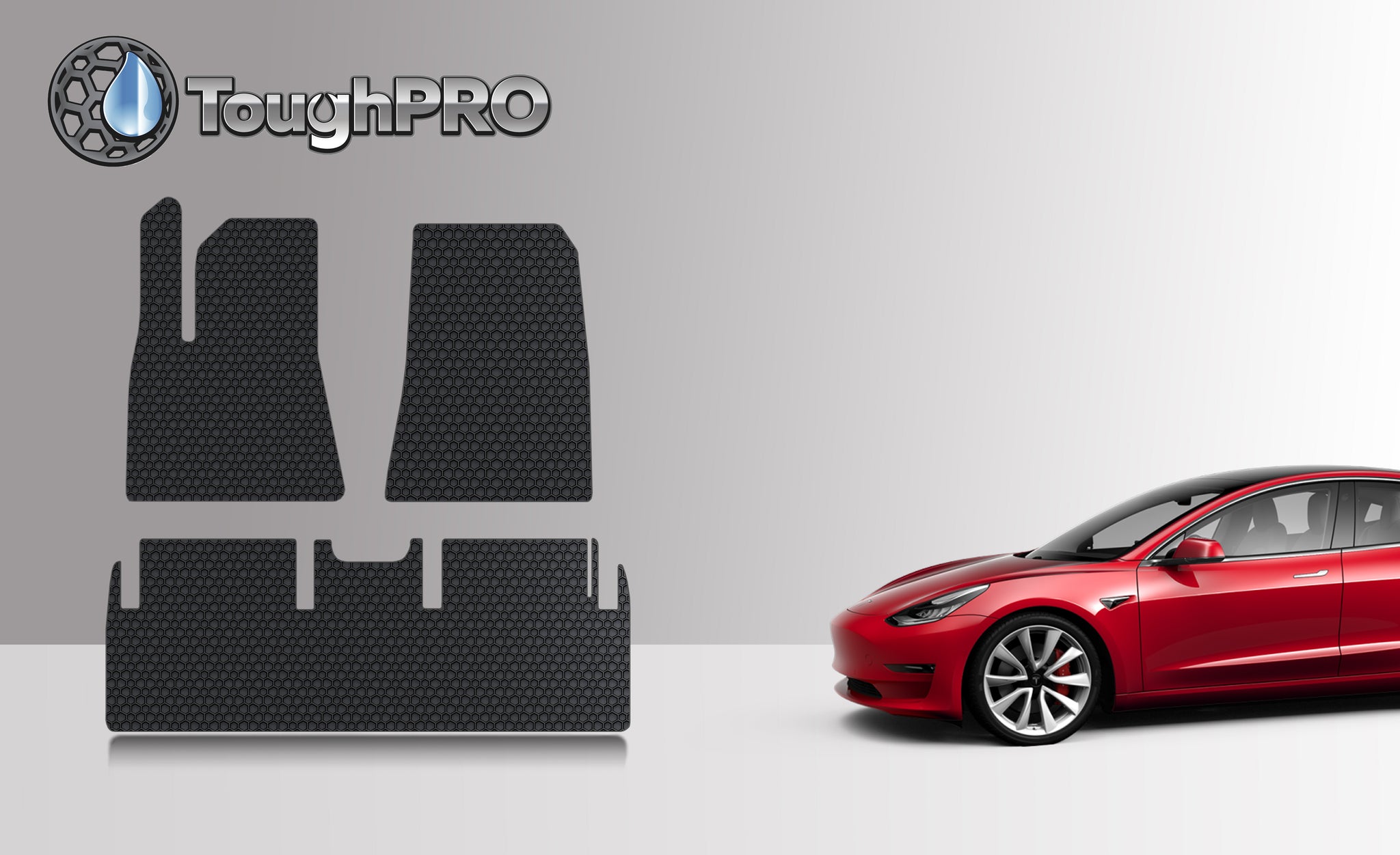 CUSTOM FIT FOR TESLA Model 3 Standard Range Plus Dec 2020 1st & 2nd Row