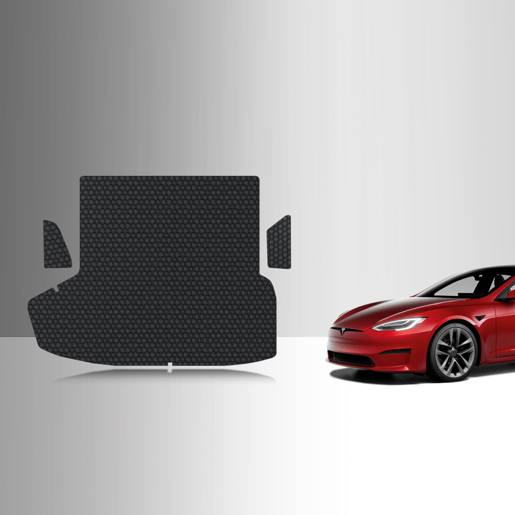 CUSTOM FIT FOR TESLA Model S Long Range / Plaid 2023 Trunk Mat