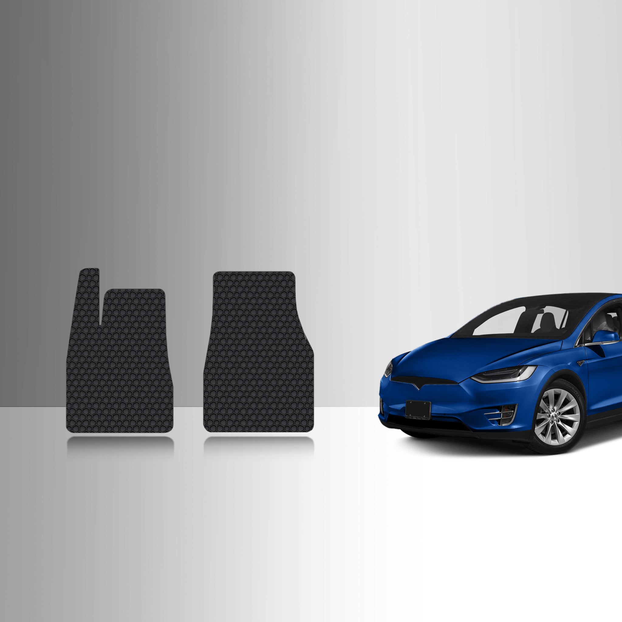 CUSTOM FIT FOR TESLA Model X 2021 Two Front Mats 5 Seater