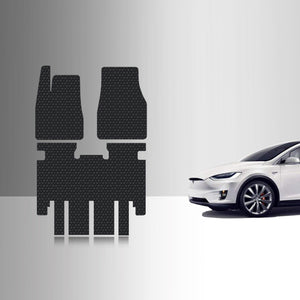 CUSTOM FIT FOR TESLA Model X Jan - July 2020 1st & 2nd Row 5 Seater