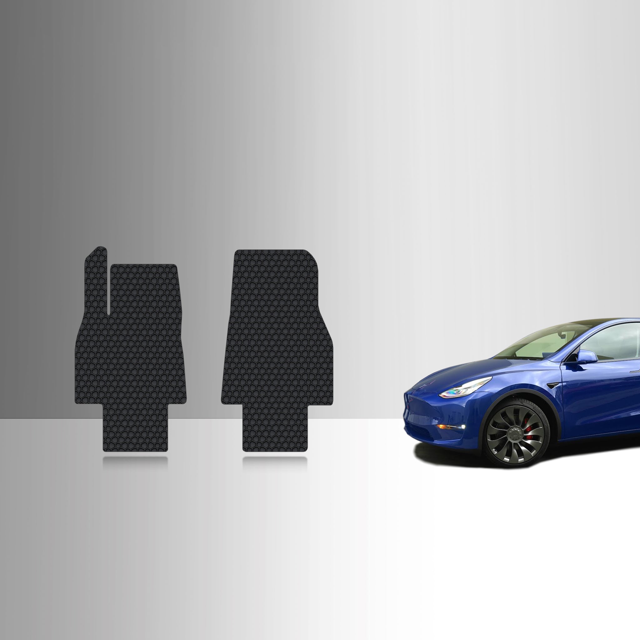 CUSTOM FIT FOR TESLA Model Y 5 Seater Standard Range 2023 Two Front Mats