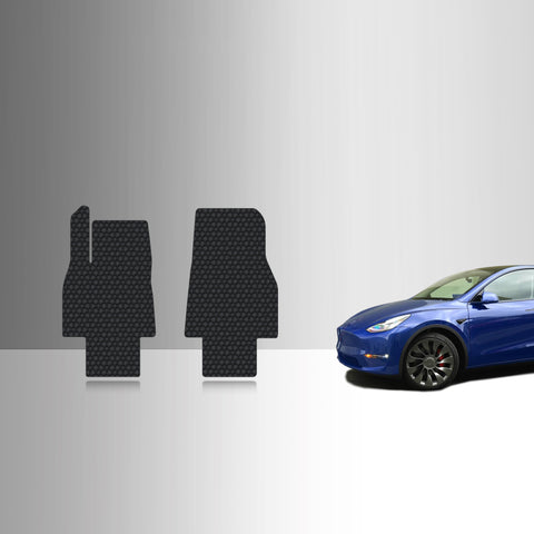 CUSTOM FIT FOR TESLA Model Y 5 Seater Standard Range 2021 Two Front Mats