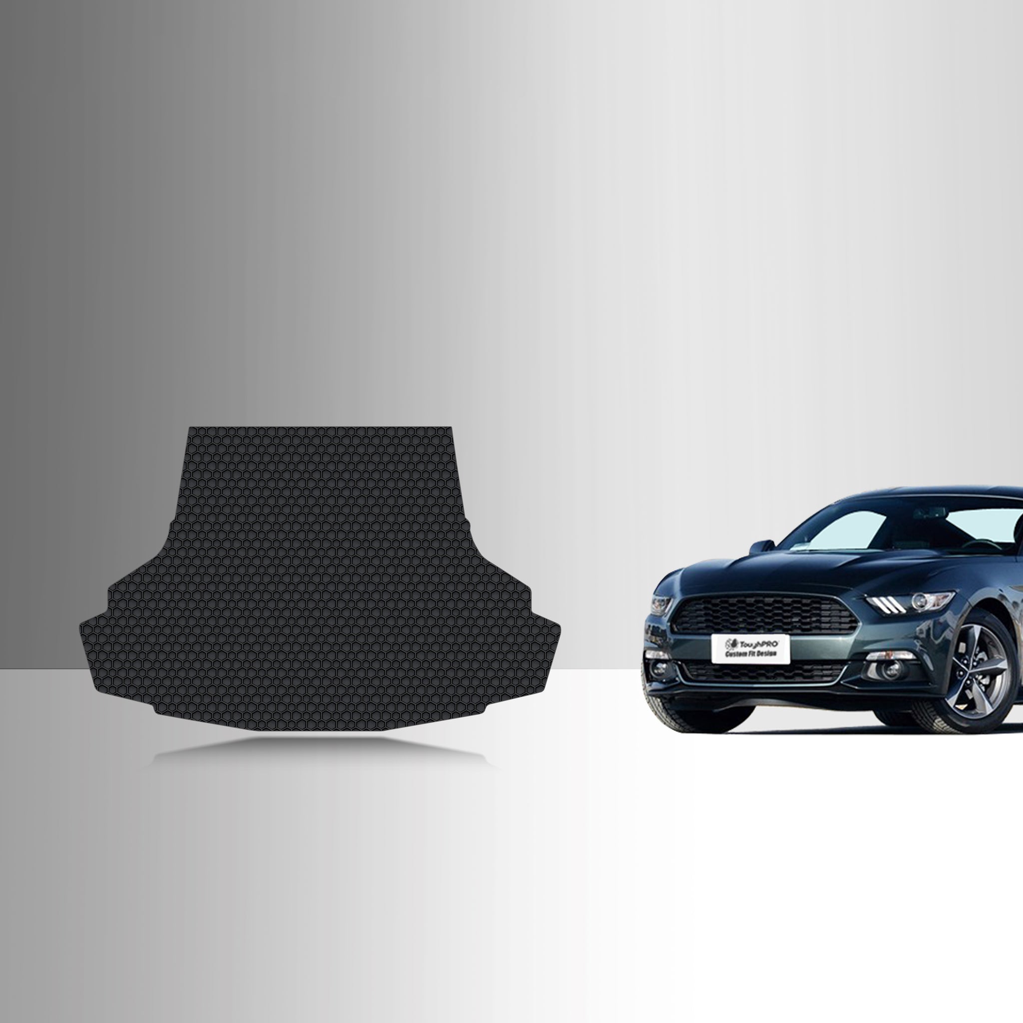 CUSTOM FIT FOR FORD Mustang 2020 Cargo Mat (without Shaker Pro CUSTOM FIT FOR AUDIO system)