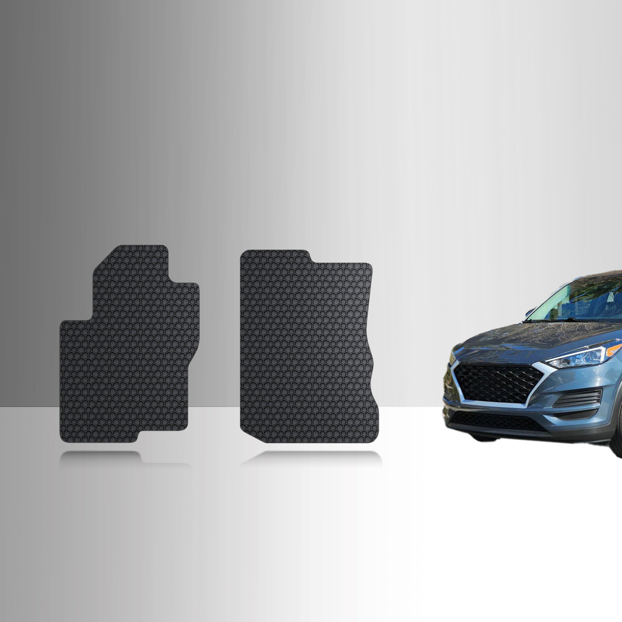 CUSTOM FIT FOR NISSAN Frontier 2012 Two Front Mats (Crew Cab) No Rock Fosgate AUDIO System