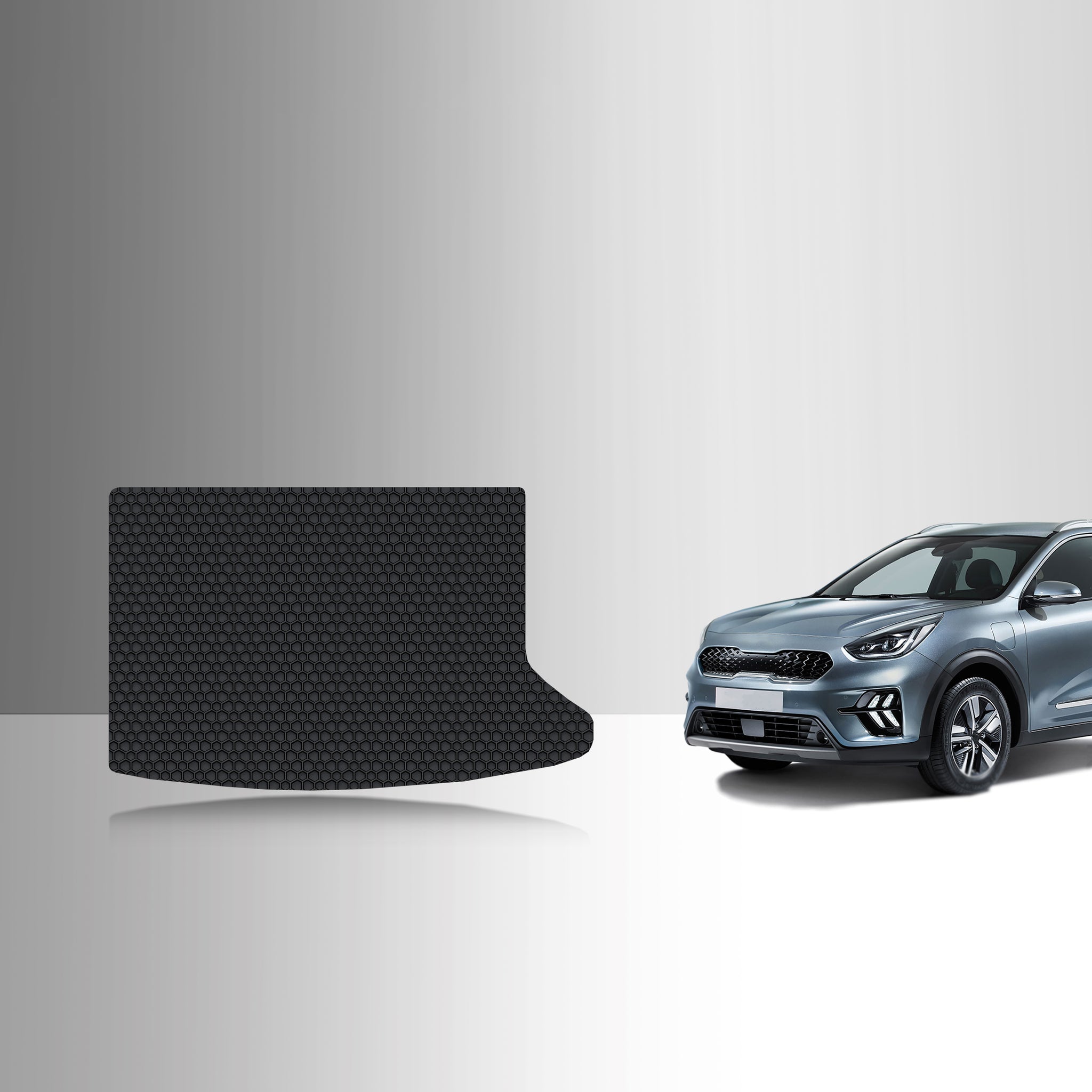 CUSTOM FIT FOR KIA Niro EV 2021 Cargo Mat (With Sub Woofer)