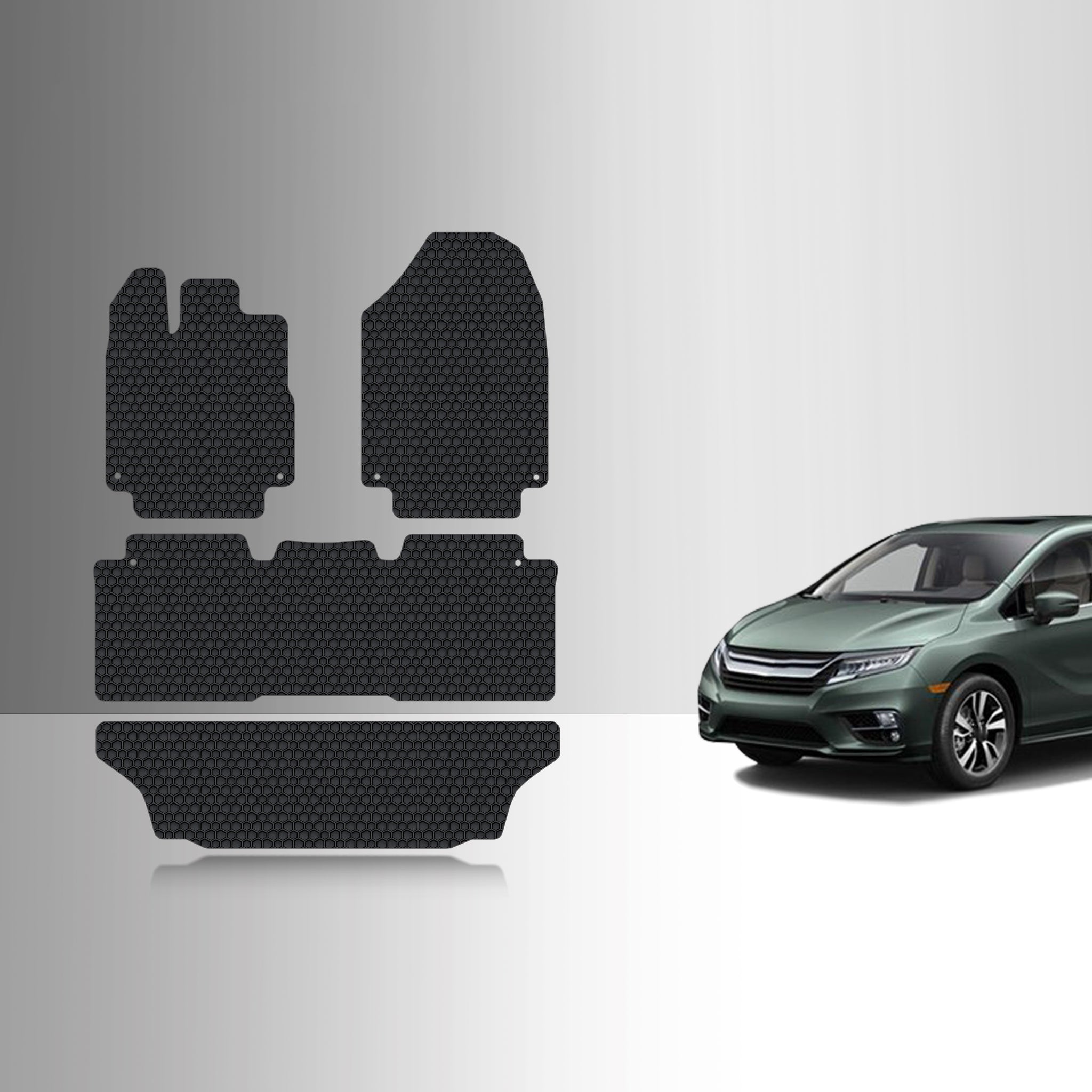 CUSTOM FIT FOR HONDA Odyssey 2018 1st & 2nd & 3rd Row