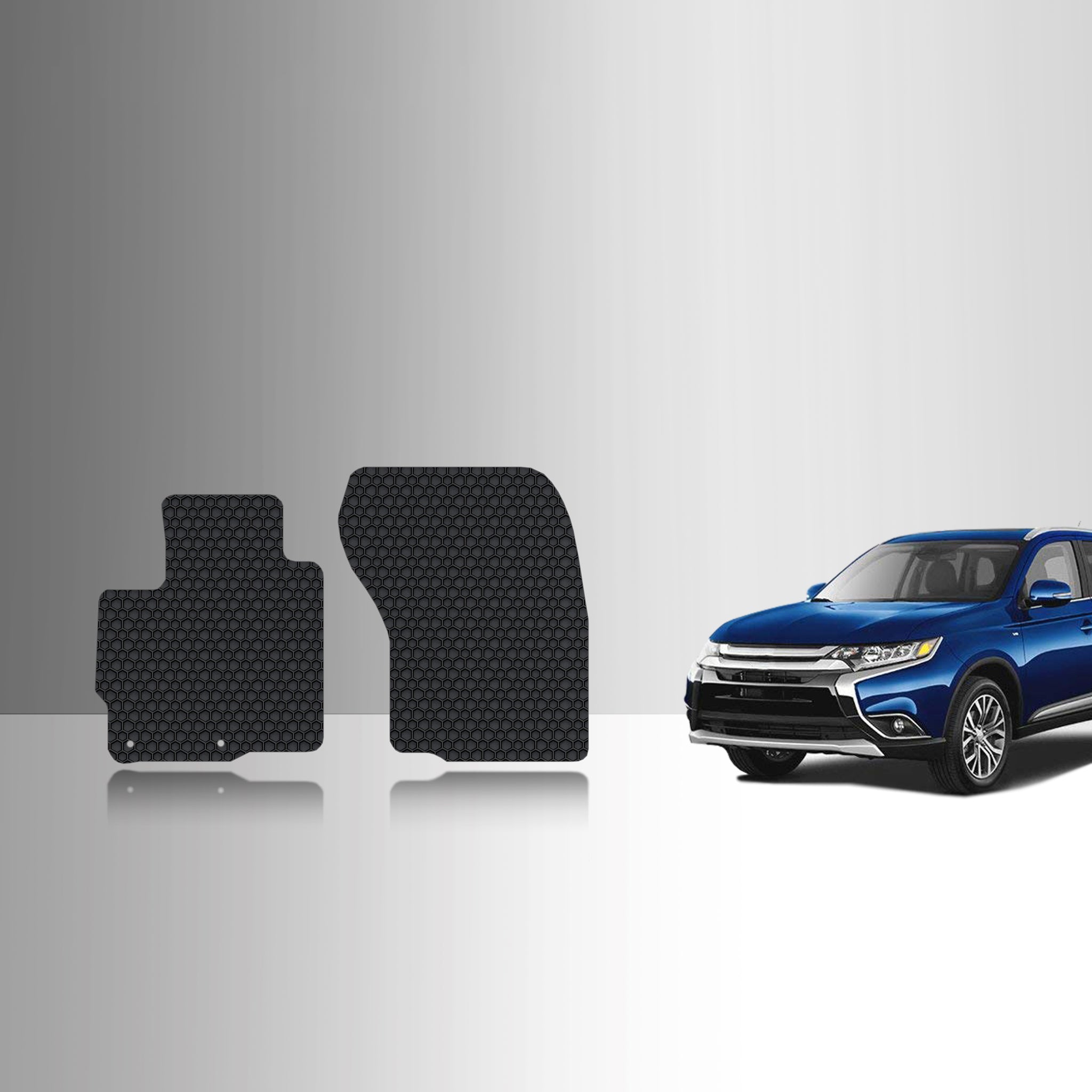 CUSTOM FIT FOR MITSUBISHI OUTLANDER SPORT 2018 Two Front Mats