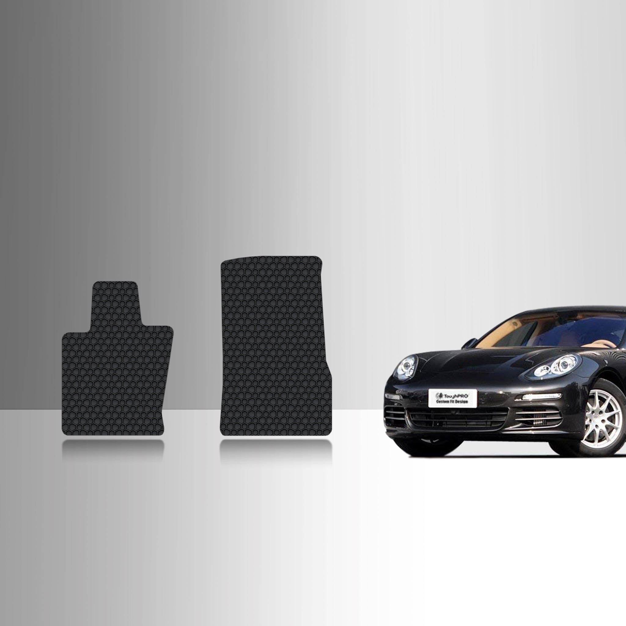 CUSTOM FIT FOR PORSCHE Panamera 2015 Two Front Mats