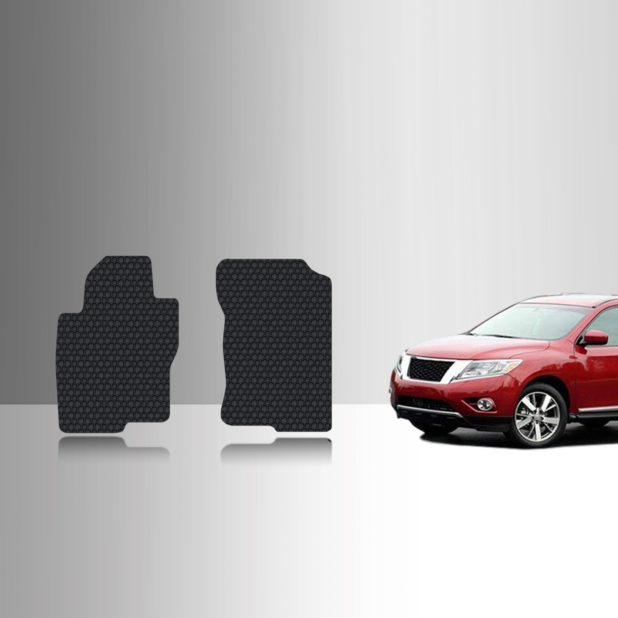 CUSTOM FIT FOR NISSAN Pathfinder 2009 Two Front Mats