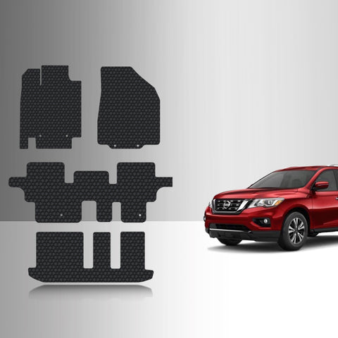 CUSTOM FIT FOR NISSAN Pathfinder 2017 Front Row  2nd Row  3rd Row