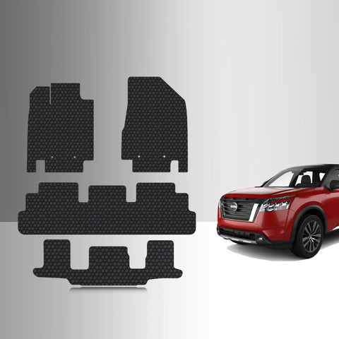 CUSTOM FIT FOR NISSAN Pathfinder 2025 Front Row 2nd Row 3rd Row (2nd row Bucket Seats)