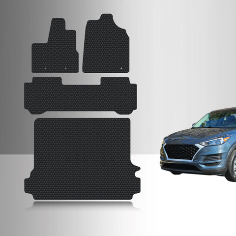 CUSTOM FIT FOR HONDA Pilot 2003 Full Set Floor + Cargo Mats