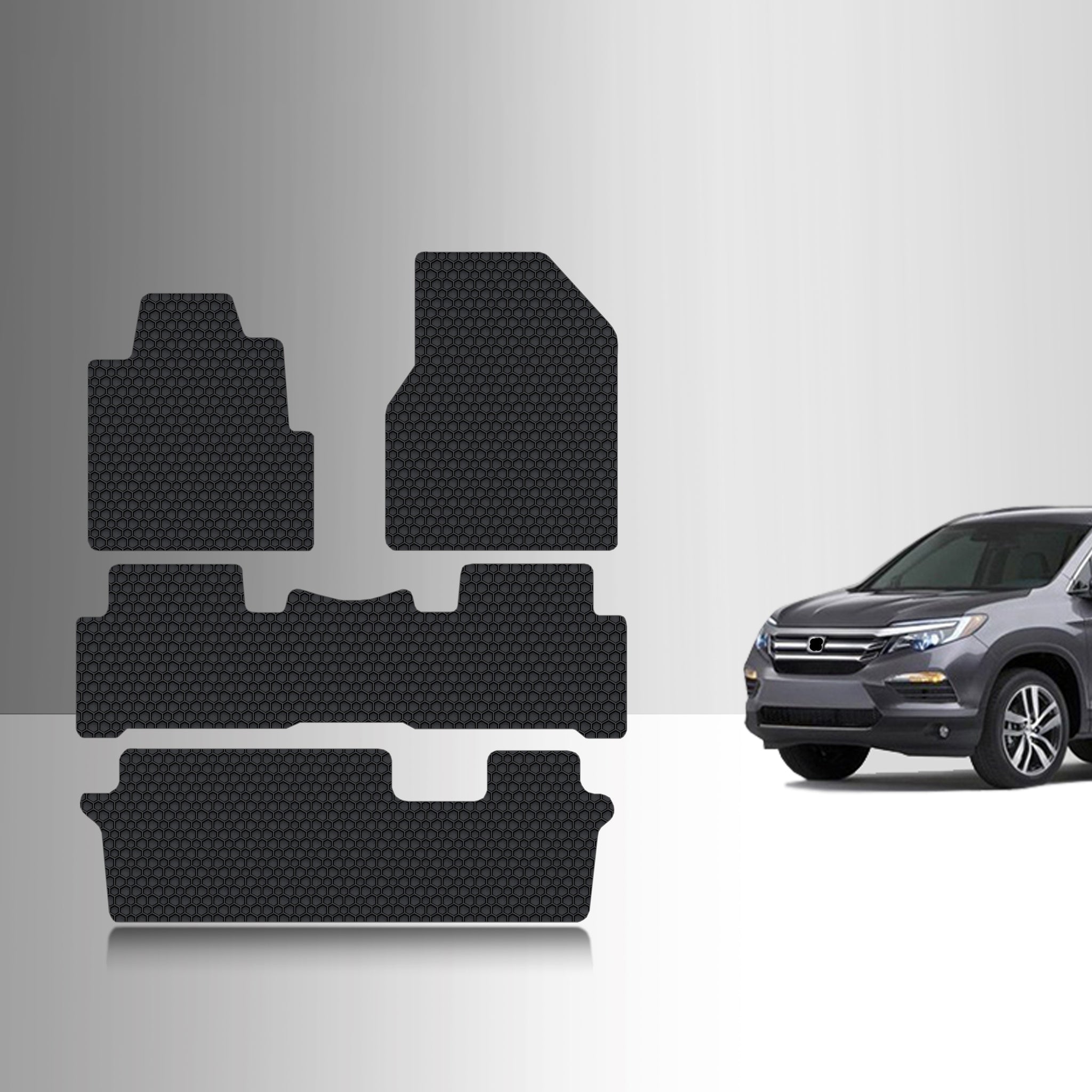 CUSTOM FIT FOR HONDA Pilot 2011 Front Row  2nd Row  3rd Row