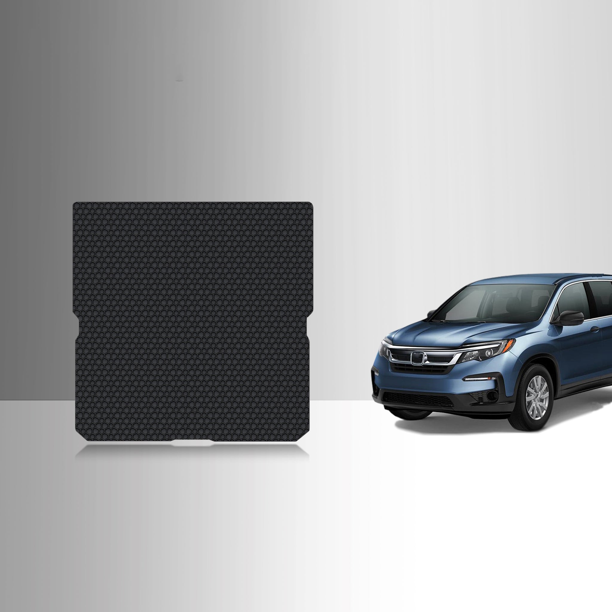 CUSTOM FIT FOR HONDA Pilot 2018 Cargo Mat (3rd Row Seat Fold Down)