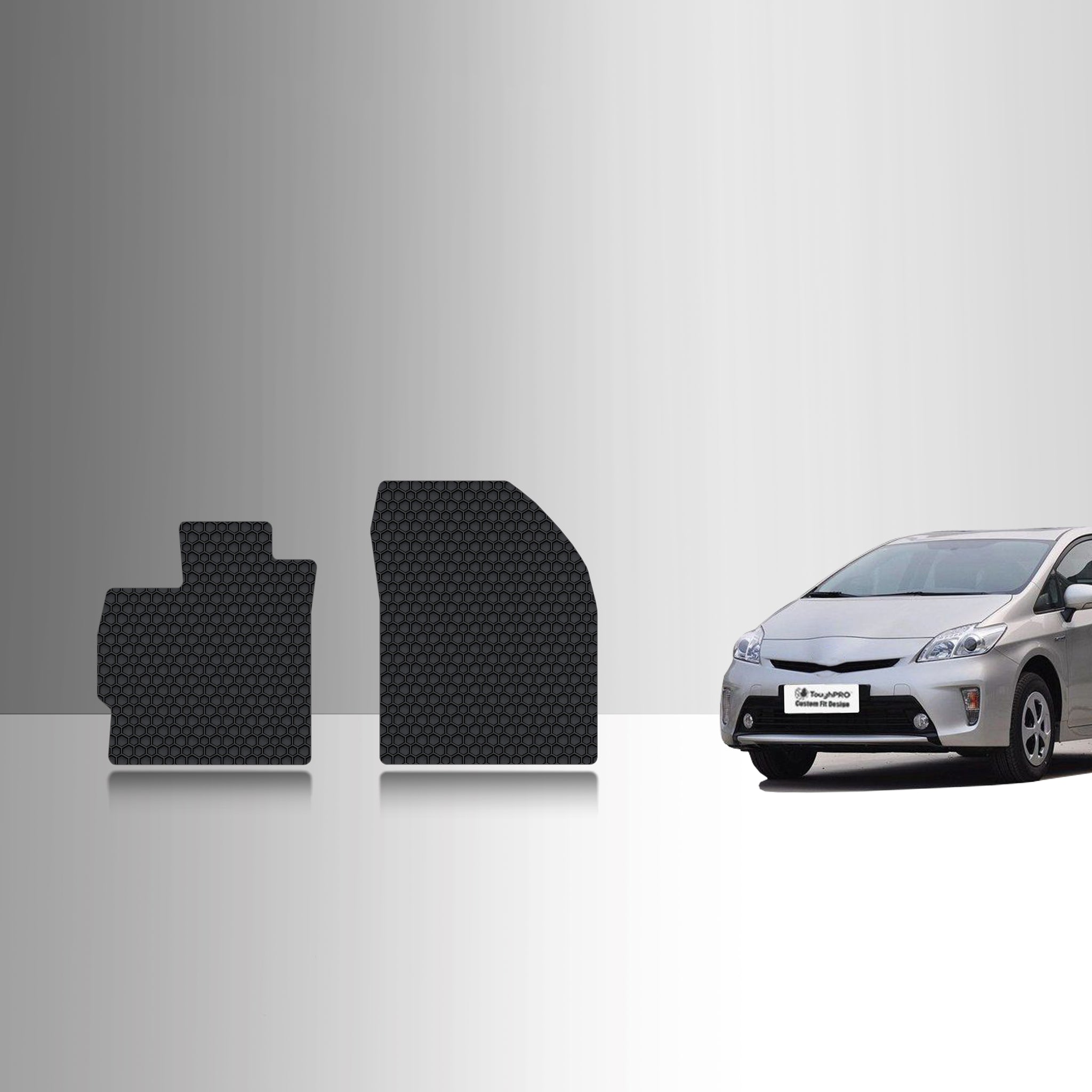 CUSTOM FIT FOR TOYOTA Prius 2015 Two Front Mats