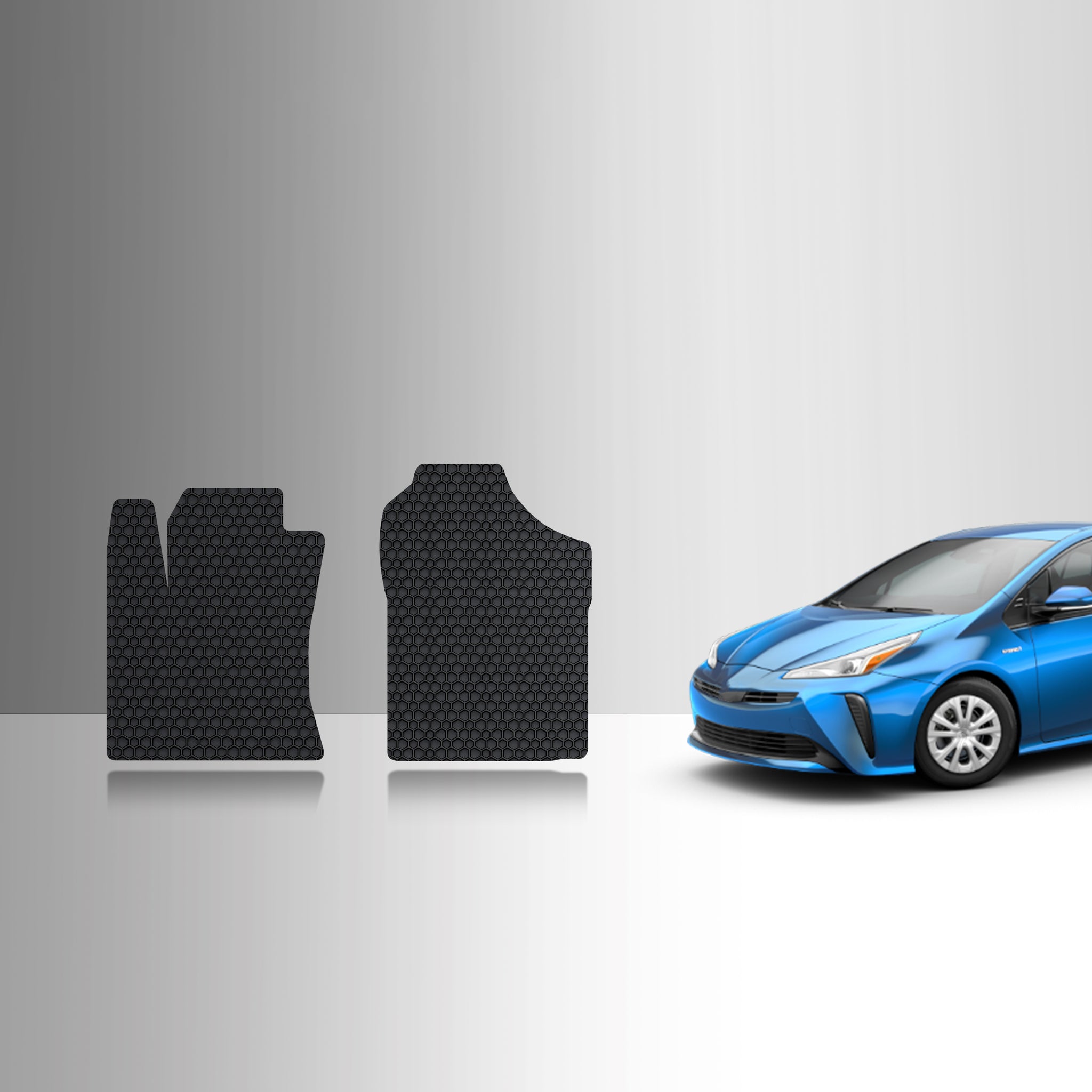 CUSTOM FIT FOR TOYOTA Prius 2018 Two Front Mats