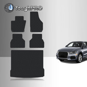 CUSTOM FIT FOR AUDI Q3 2015 Full Set Floor + Cargo Mats