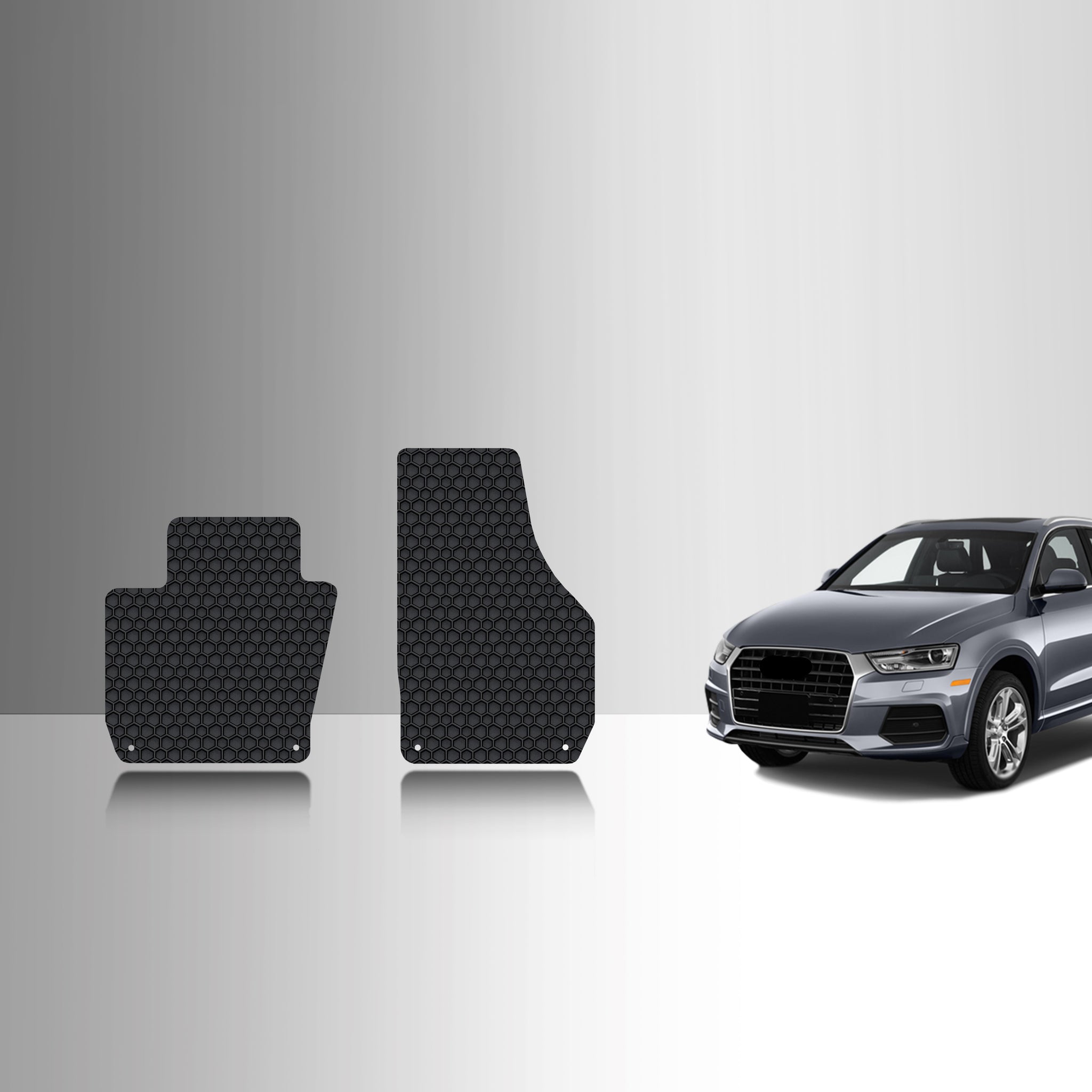 CUSTOM FIT FOR AUDI Q3 2018 Two Front Mats