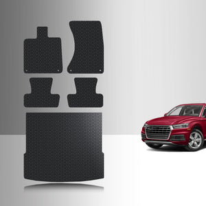 CUSTOM FIT FOR AUDI Q5 2015 Full Set Floor + Cargo Mats