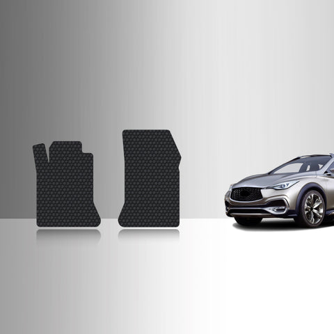 CUSTOM FIT FOR INFINITI QX30 2019 Two Front Mats