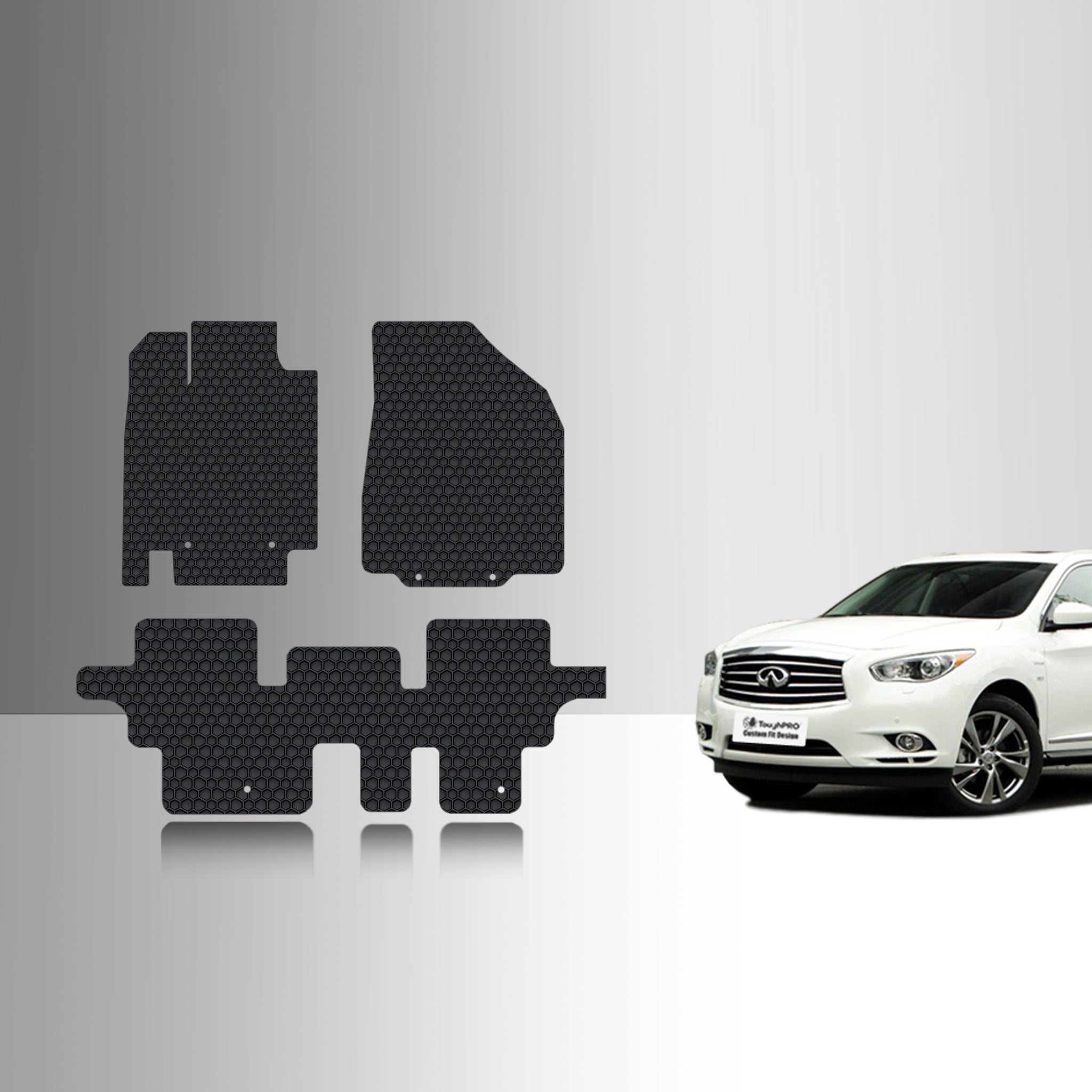 CUSTOM FIT FOR INFINITI Q40 2015 1st & 2nd Row Model