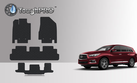 Product Image for CUSTOM FIT FOR INFINITI QX60 2024 Front Row 2nd Row 3rd Row (2nd Row Bucket Seats)