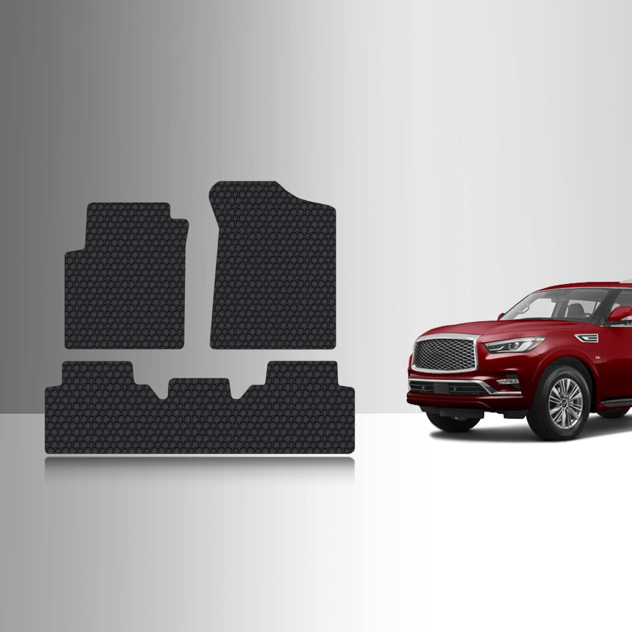 CUSTOM FIT FOR INFINITI QX80 2017 1st & 2nd Row