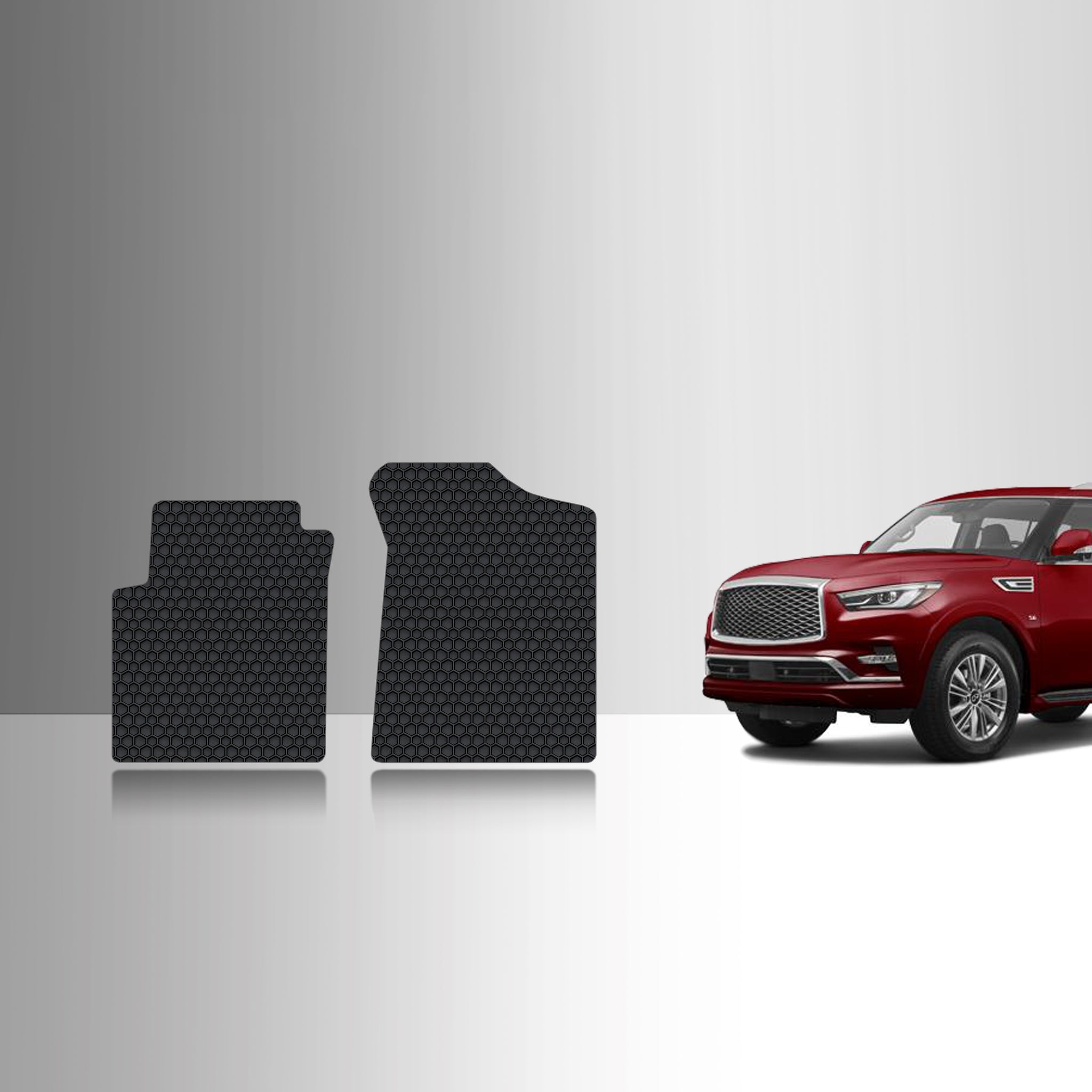 CUSTOM FIT FOR INFINITI QX80 2015 Two Front Mats