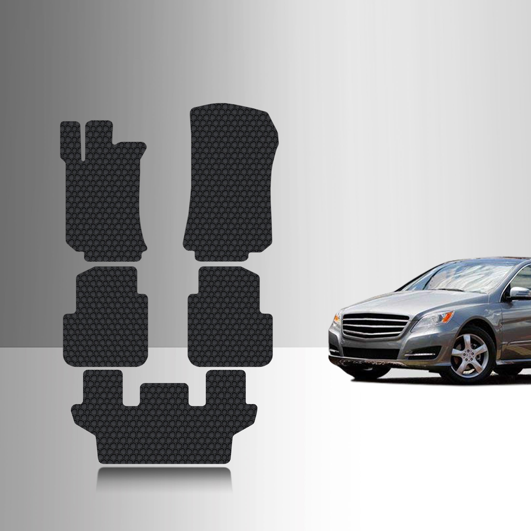 CUSTOM FIT FOR MERCEDES-BENZ R350 2009 Front Row  2nd Row  3rd Row