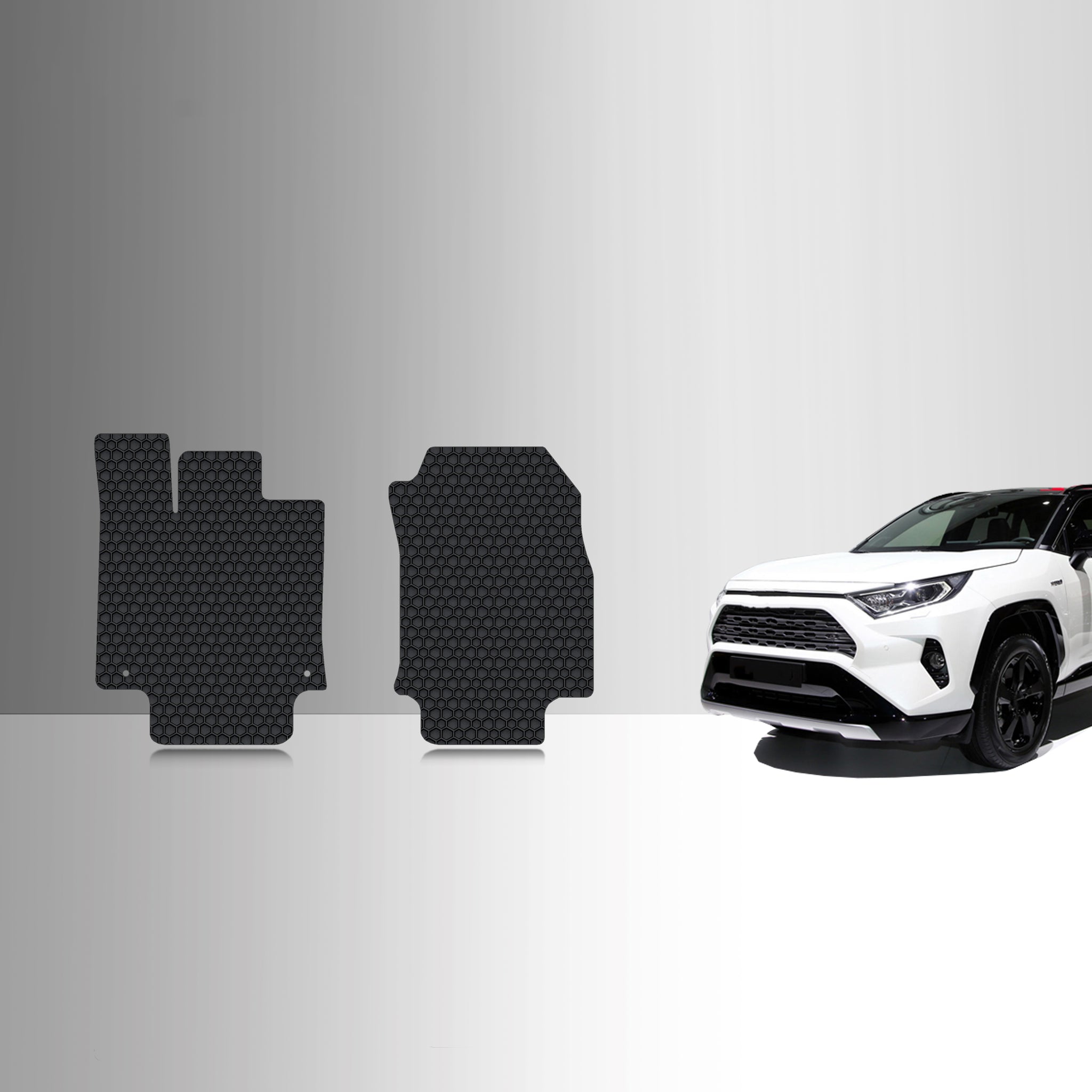 CUSTOM FIT FOR TOYOTA RAV-4 Prime 2022 Two Front Mats